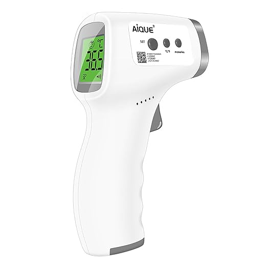 Thermometer for Adults,Kids and Baby,Forehead Thermometer,Medical Touchless Thermometer with LED Display,3 Color Fever Alarm, 2 in 1 Forehead & Object Mode