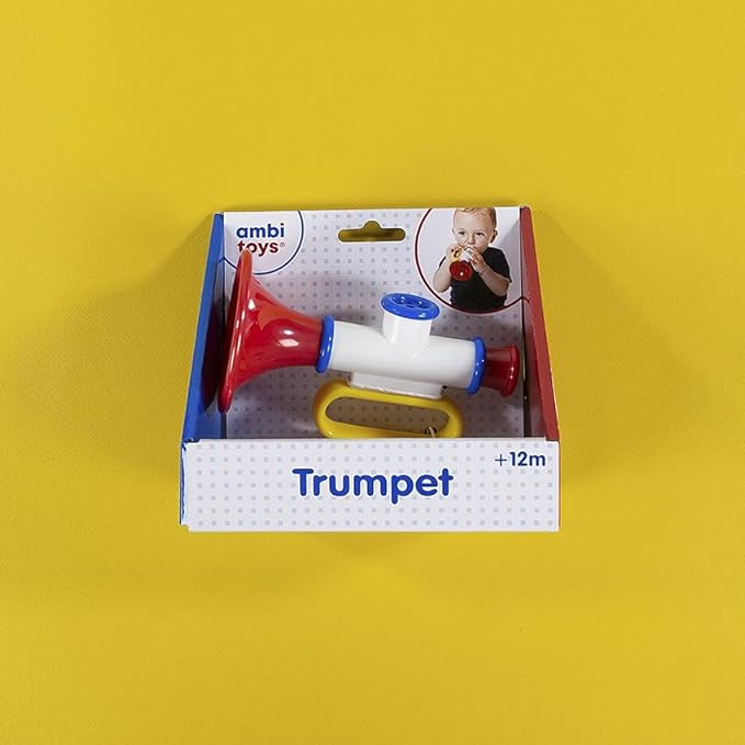 Galt Ambi Toys, Trumpet, Musical Baby Toys, Ages 12 Months+