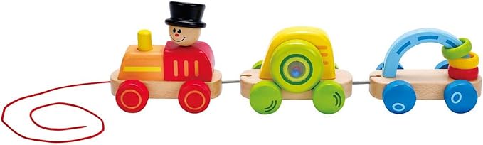 Hape Wooden Railway Triple Play Wooden Train Set