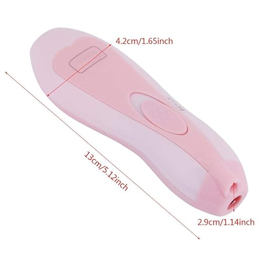 Baby Nail Clippers Electric Baby Nail Trimmer Nail File Kit 6 in 1 Electric Toes and Fingernails Grinding Polish Tool