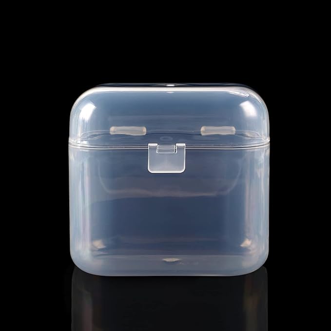 Accmor Pacifier Container - 2 Pacifier Holder Case for Travel, BPA Free, Transparent