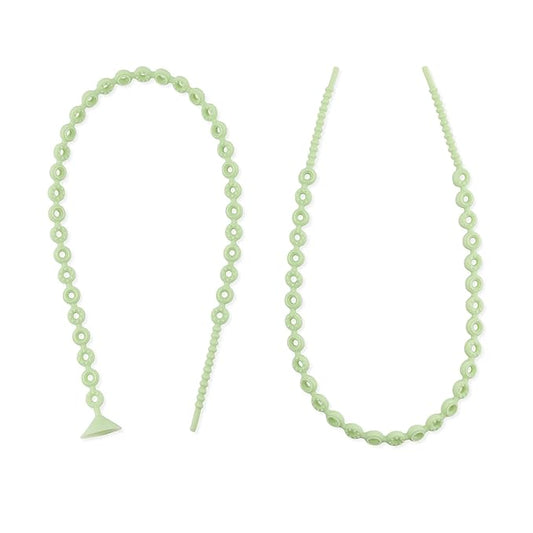 Bumkins Pacifier Clip Feeding Supplies for Baby Girl or Boy, Toy Straps for Sippy Cup, Teether, Stroller Accessories, Platinum Silicone Accessory Tether Leash, Safe for Teething Babies, Sage Green