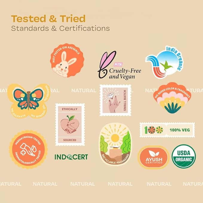 MAATE Baby Shampoo (250 ml) | Deep Cleanses, Nourishes Scalp & Hair | With Ayurvedic Herbs like Shikakai & Amla | Baby Shampoo For Kids 0-12 Years | Baby Hair Shampoo | Tear Free & Chemical Free