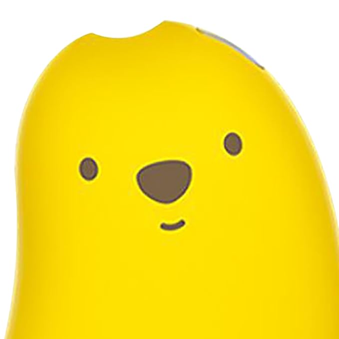 Electric Nail Clipper, Baby Nail Grinder, Electric Nail File Drill for Baby with 6 Grinding Heads, USB Charging Safety Fingernail Trimmer, Lightweight and Portable (Yellow)
