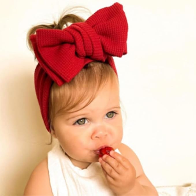 Baby Girl Headbands Nylon Bow Hair Accessories for Newborn Infants Toddlers (Y11, FZ)