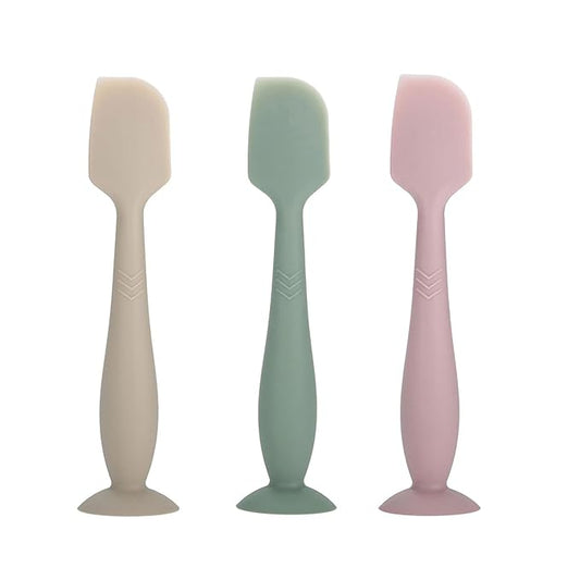 Diaper Cream Spatula Butt Spatula Baby Diaper Spatula, Soft Silicone Butt Paste Spatula Diaper Rash Cream Applicator Diaper Cream Brush with Suction Cup Base