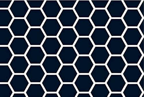 SheetWorld Baby Fitted Bassinet Sheet 15 x 33 inches, 100% Cotton Woven Sheet, Unisex Boy Girl, Navy Honeycomb, Made in USA