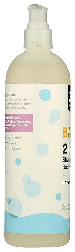 365 by Whole Foods Market, Shampoo Body Wash 2 In 1 Baby & Up Lavender Honey, 16 Fl Oz