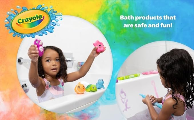 Crayola Scented Body Wash Pens, 10 Pack Washable Bath Paint in Assorted Colors, Non-Toxic for Toddlers and Kids Bathtime Fun