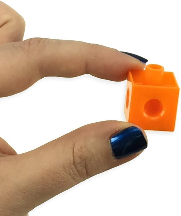 EAI Education Linking Cubes: 2 cm - Set of 100 in jar