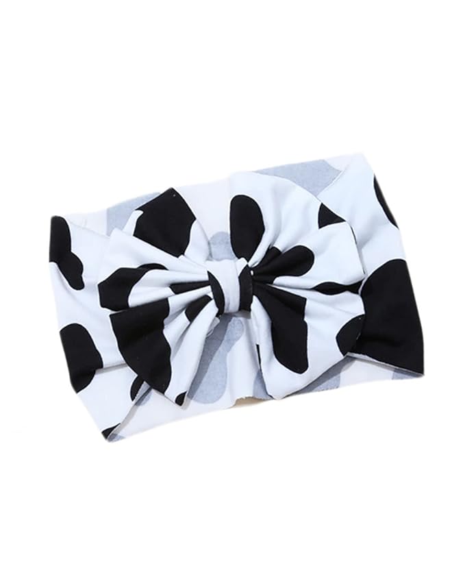 BBTDIN Baby Girl Headband with Bow Hair Clip and Turban Headwear (D2-Turban)