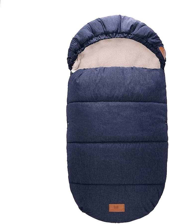 Miracle Baby Bunting Bag for Stroller, Warm Fleece Footmuff with Zippers, Convertible Infant Toddler Sleeping Bag Blanket for Boys Girls