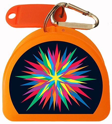Mouth Guard, Retainer, Pacifier Case Clips On - Star