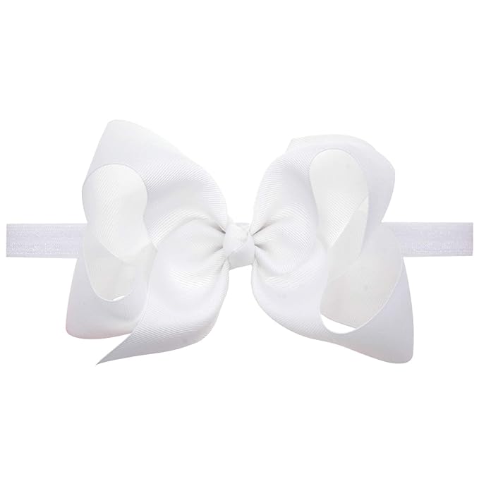 2Pcs Baby Girl Infant Large Hair Bow Headband Toddler Hair Band Accessories