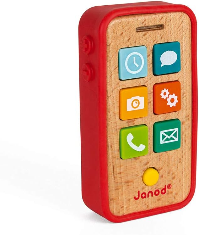 Janod Pretend Play Sound Telephone - Ages 18 Months+ - J05334