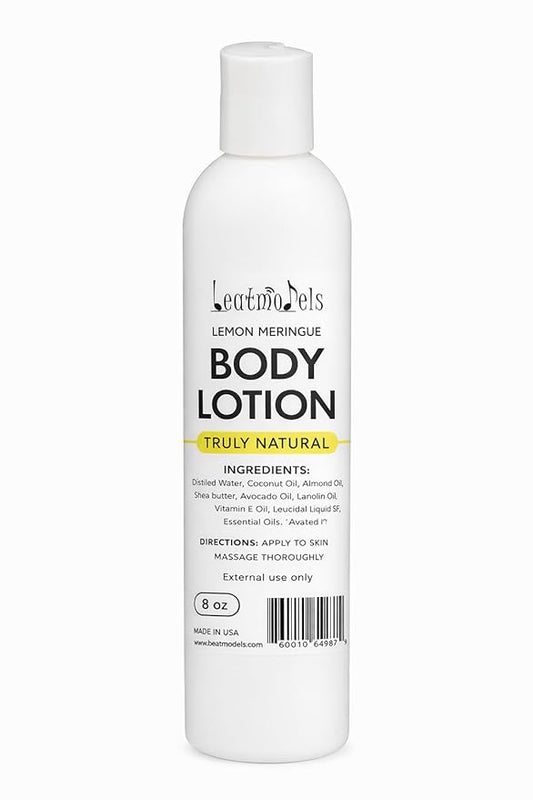 All-Natural Handmade Body Lotion | Pure Moisturizing Lotion for Dry Skin | Non-Toxic, Vegan, and Cruelty-Free | Nourishing Herbal Formula for Sensitive Skin (Lemon Meringue)