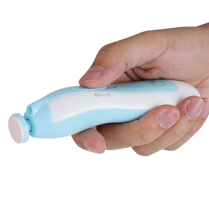 Baby Nail File Electric, 16 in 1 Baby Nail Trimmer Manicure Kit Baby Fingernail Clippers with Light, Baby Nail Grinder Toes Care Trim Polish Grooming Set for Infant Toddler with
