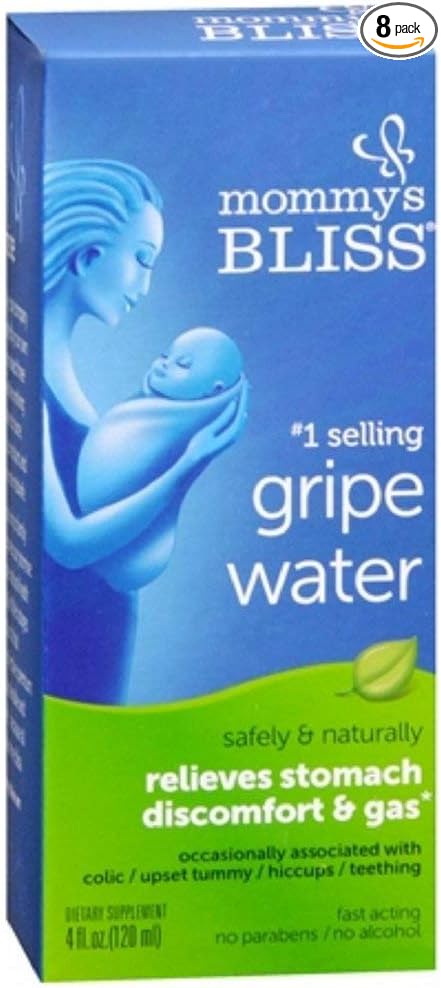 Baby's Bliss Gripe Water Liquid 4 oz (Pack of 8)
