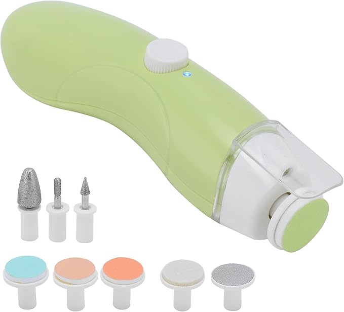 Toddler Nail Clipper, Electric Baby Nail Trimmer Baby Nail Clippers Kids Nail Clippers Infant Nail Clippers Toddler Fingernail Clippers for Baby Fingernails Care (Yellow)