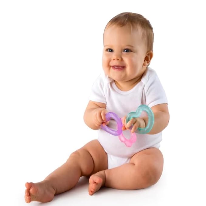 Bright Starts Chill & Teethe BPA-Free Teething Toy for Babies, Ages 3 Months+ (Pack of 2)