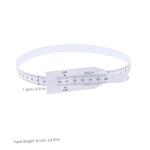 6pcs Tape Measure 25 Head Measuring Tape Infant Head Circumference for Child Pediatrics 56cm White