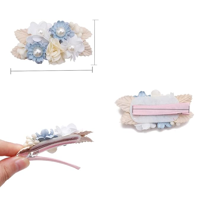 Flower Hair Clip BFNAAgirl Baby Girl Hair Bows Exquisite Hair Accessories Alligator Clips for Infants Toddlers Teen Kids Gift 6pcs/set