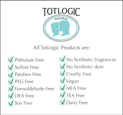 TotLogic Sulfate Free Baby Shampoo- Lavender Bliss Hair Care, 8 oz, No Phthalates, No Formaldehyde, Infused With Natural Antioxidants and Botanicals