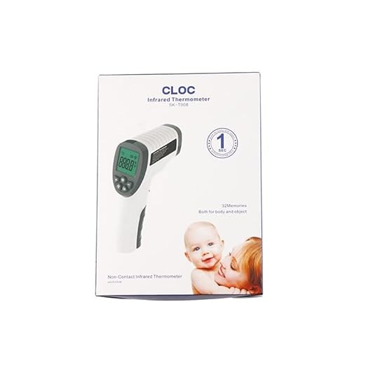 Infrared Thermometer for Adults, Kids and Object, Non-Contact Forehead Thermometer with Object Mode Function, Touchless Infrared Digital Temperature Gun, Fever Alert and Set Memory Recall