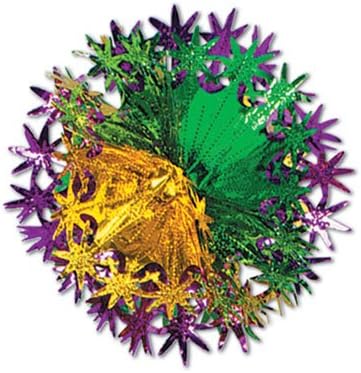 Star Ball (gold, green, purple) Party Accessory (1 count) (1/Pkg)