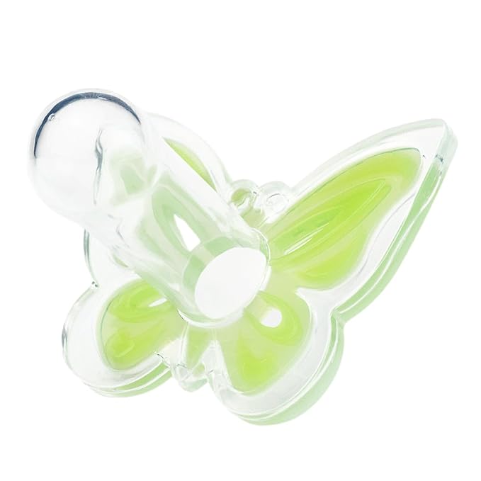 Rearz Pacifier Addict - Enigma - Adult Silicone Butterfly Pacifier (Green) (1 Piece)