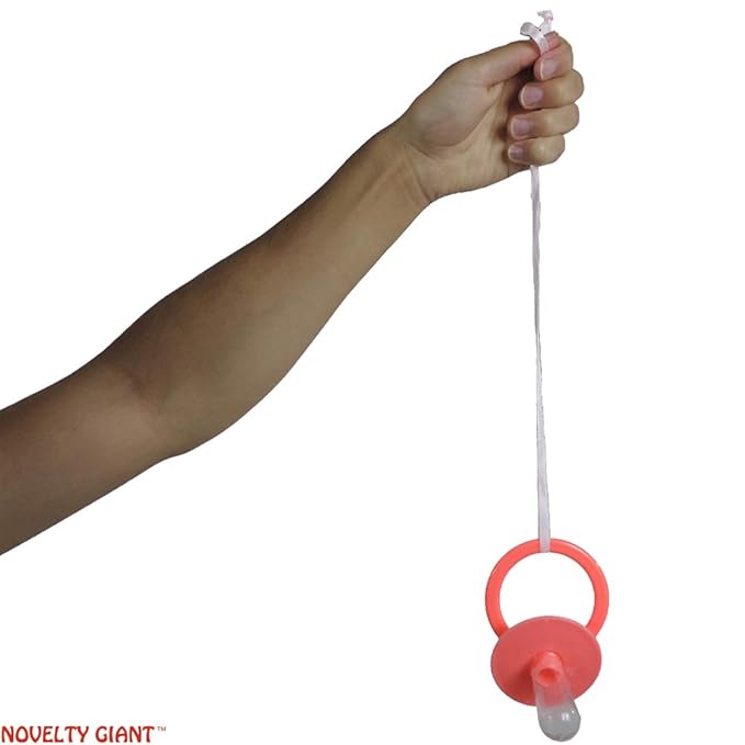 Jumbo Baby Pacifier Pink Novelty Costume Accessory