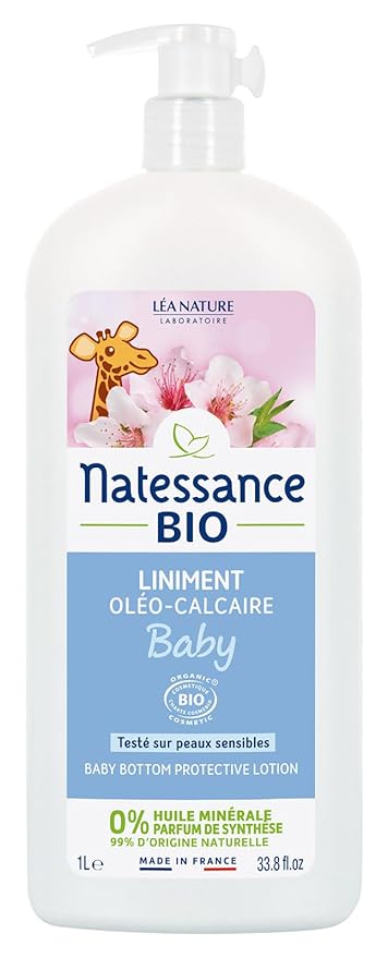 Natessance Naturel Baby Care Baby Bottom Protective Lotion, 1 Liter