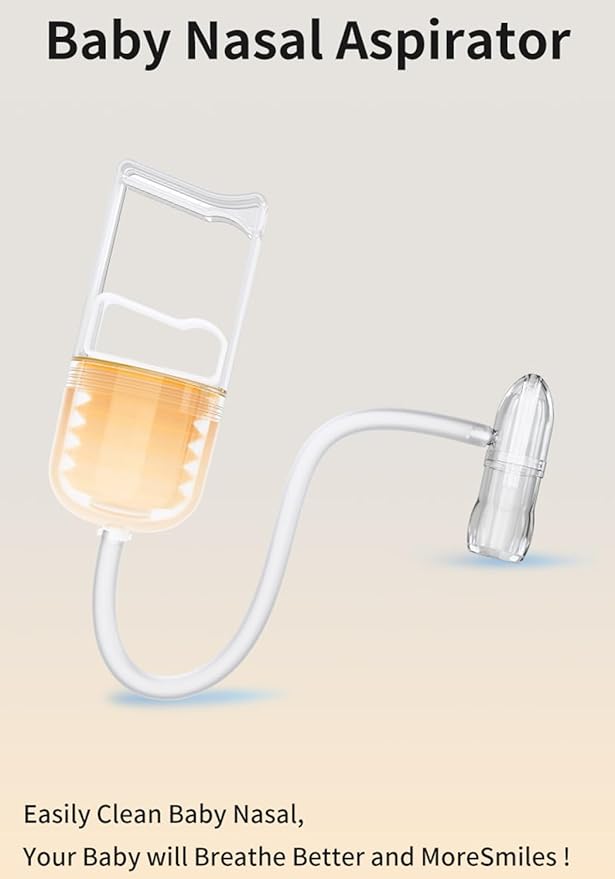 Portable Hand Puller Nasal Aspirator, Quiet Suction Easy to Operate , Reusable ,Easy to Clean