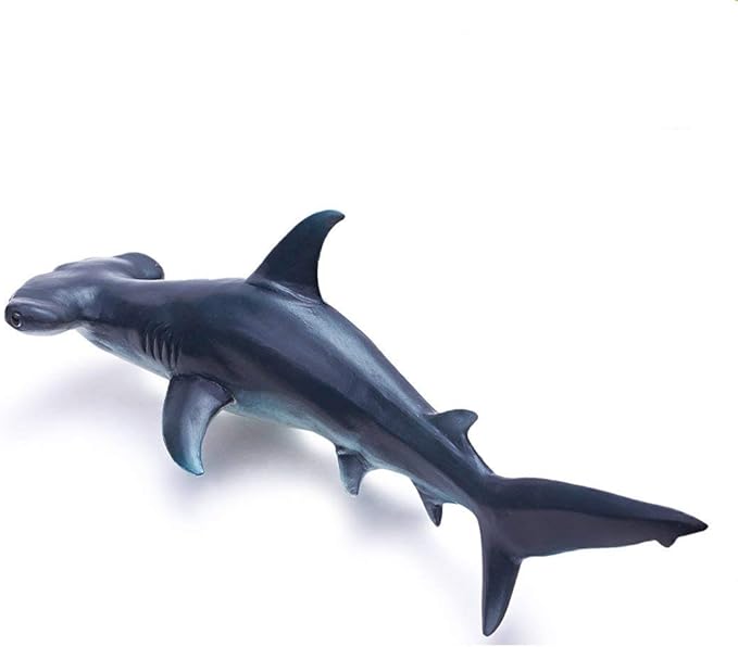 Gemini&Genius Hammerhead Shark for Kids Swimming Pool Beach Bathing Toys Soft Rubber Realistic Sea Animal Shark Marine Animal World Lemon Shark Action Figure