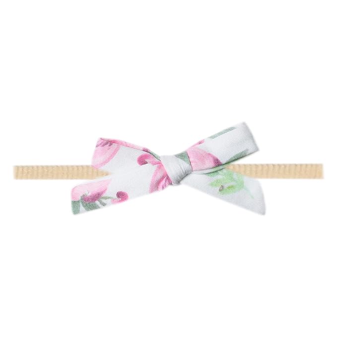 Copper Pearl Baby Bows: Stylish Headbands for Baby Girls, Premium Soft and Stretchy Baby Headbands, Perfect for Newborns, Trendy Designs - Grace