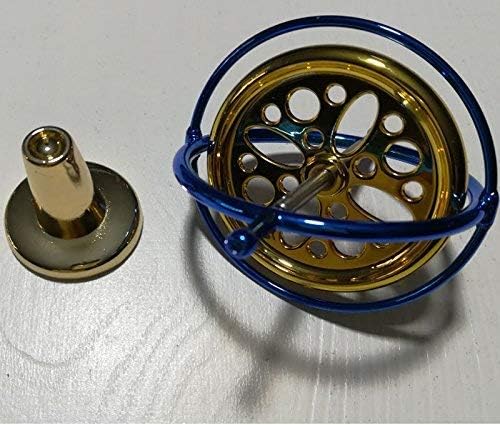 Joytech Precision Gyroscope Metal Anti-Gravity Spinning Top Balance Toy and 4.13'' (105mm) Diameter Spinning Top Base AG002-DZ06