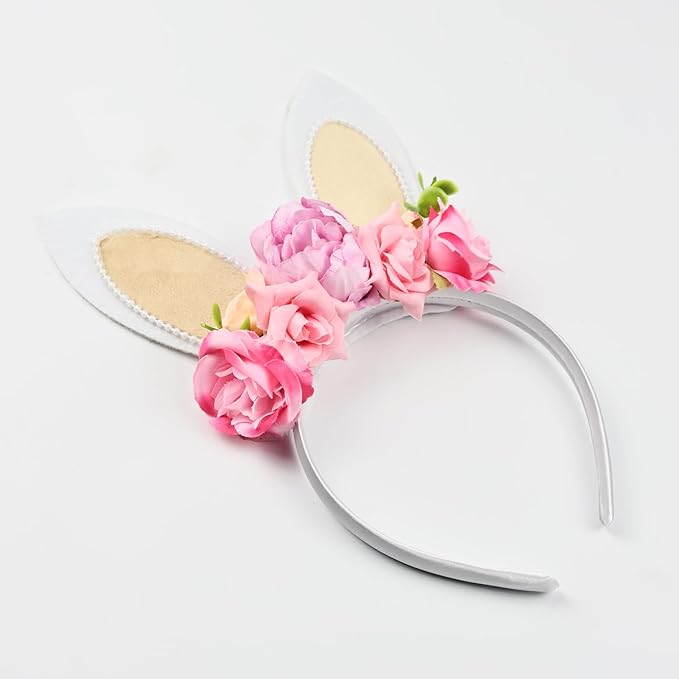 Children Easter Bunny Ears Headband Long Ear Hairband for Baby Girls Infant Toddlers Kids