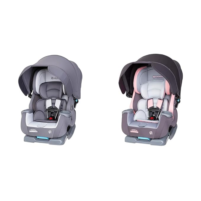 Baby Trend Cover Me 4 in 1 Convertible Car Seat Bundle, Vespa and Quartz Pink, 18.25 Inch