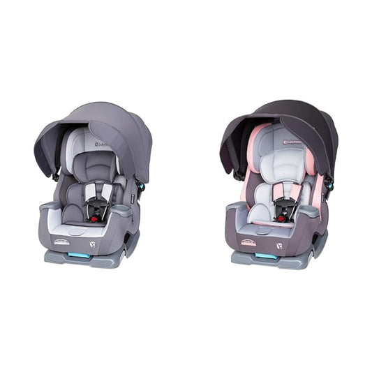 Baby Trend Cover Me 4 in 1 Convertible Car Seat Bundle, Vespa and Quartz Pink, 18.25 Inch