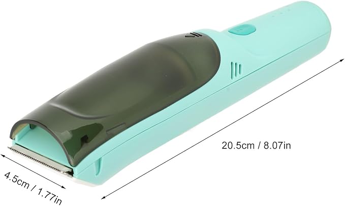 Generic Baby Hair Clipper with Vacuum Cleaner, Round Shaped Cutter Head Design, Low Noise Operation, Waterproof, Lithium Battery Included, for Children Adults, Wet and Dry Dual Use