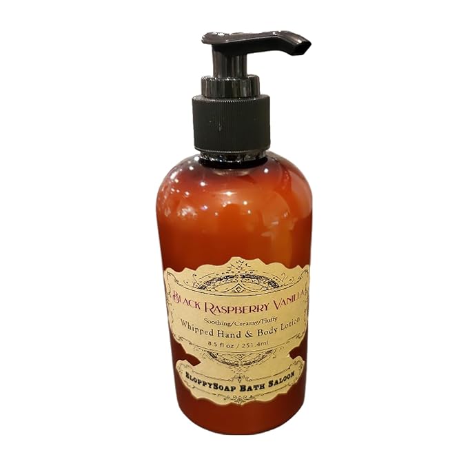 Black Raspberry and Vanilla Whipped Hand and Body Lotion - 8.5 Ounce