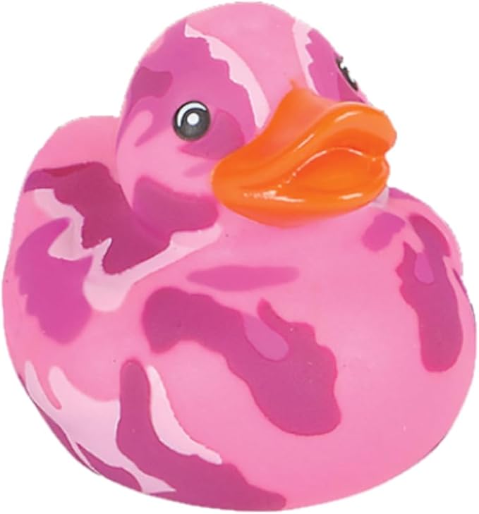 24-Pack Camo Rubber Ducks: Fun Unique Military-Inspired Bath Toys for SUV Ducking or Play - 2 inches