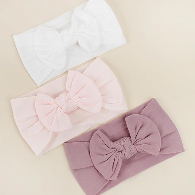 Toptim Baby Headbands Turban Knotted, Girl's Hairbands for Newborn, Toddler and Children's (28 Pack)