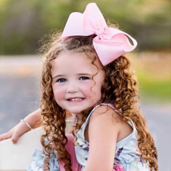 Choicbaby 36pcs 6 Inch Hair Bows for Girls Large Hair Bows with Alligator Clips Toddler Hair Accessories for Baby Girls Kids Teens