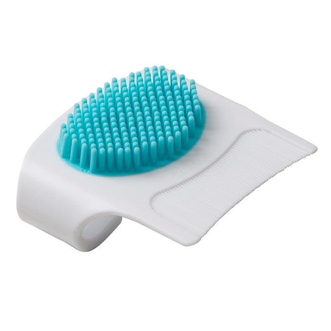 Safety 1st Cradle Cap Brush and Comb,White/Blue,(Pack of 12)
