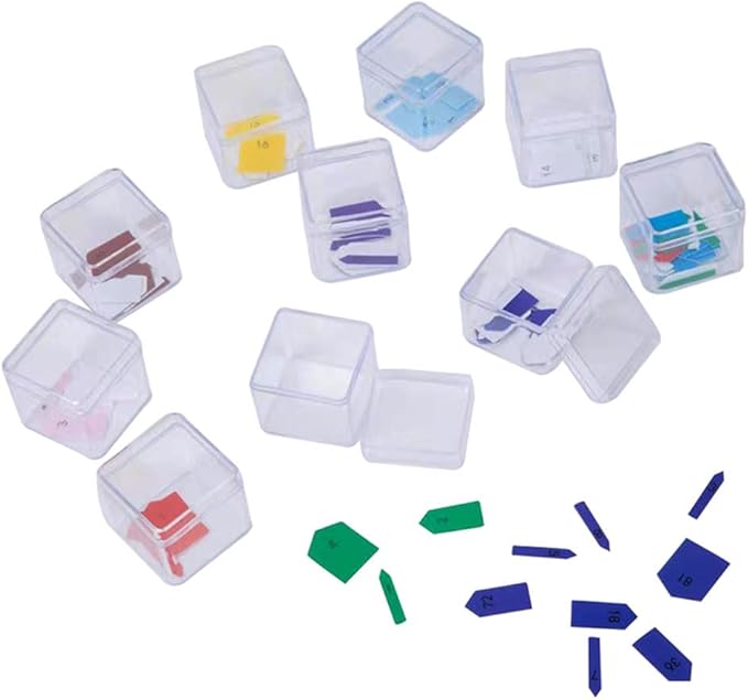 Kghios Montessori 3 Arrows - Complete Bead Materials Set for Kids, Three Arrows Montessori Math Toys Training Center
