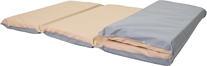 Children's Factory Nap Mats, 2 inch Thick Toddler Sleeping Mats for Preschools and Daycares, Comfortable and Soft 4 Section Folding Nap Pad