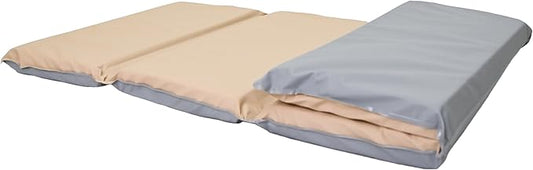 Children's Factory Nap Mats, 2 inch Thick Toddler Sleeping Mats for Preschools and Daycares, Comfortable and Soft 4 Section Folding Nap Pad