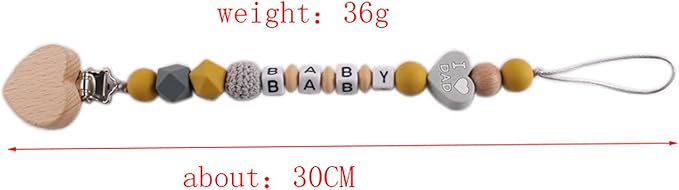 Custom Pacifier Clip with Customized Name Customized Stroller Clip Holder with Name Personalized Pacifier Holder