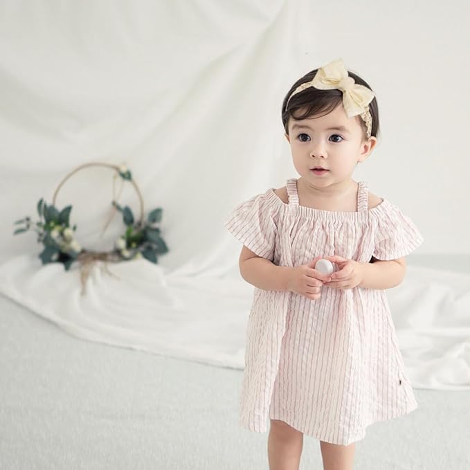Baby Girls Cute Lace Bow Headband Soft Cotton Elastic Hair Accessories for Toddlers Newborns Ideal for Birthdays Baby Shower Photoshoots Special Occasions